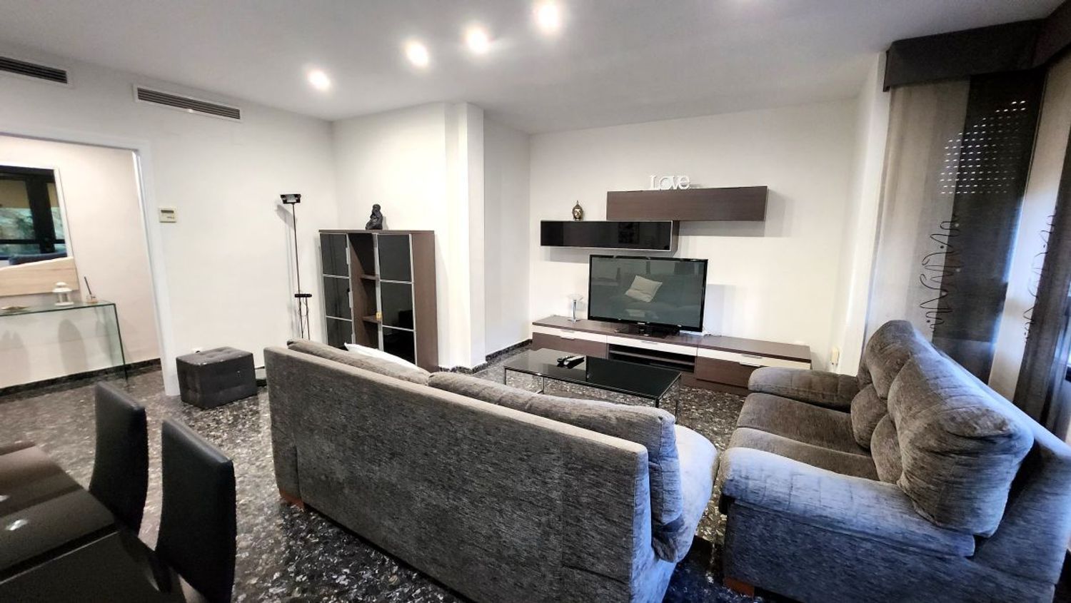 Wohnzimmer von Wohnung miete in Paterna mit Klimaanlage