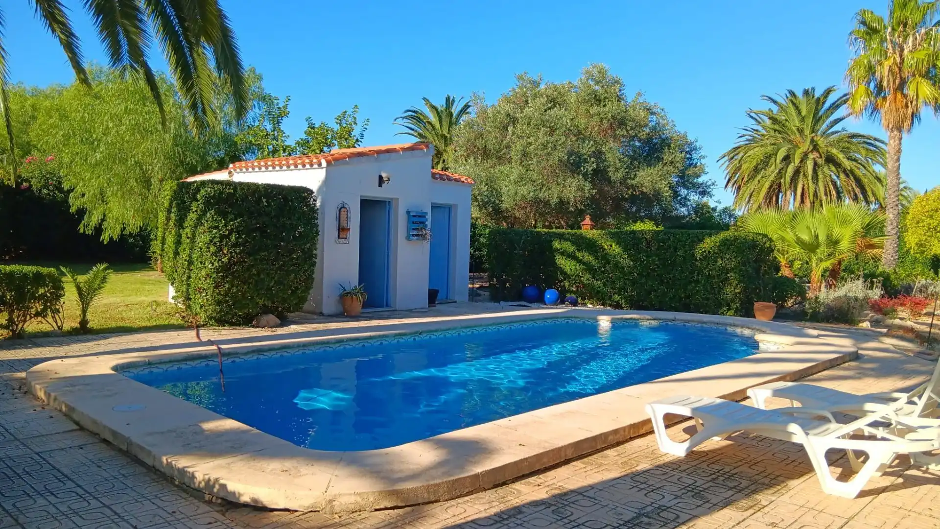 Piscina de Casa o xalet en venda en Dénia amb Aire condicionat, Calefacció i Jardí privat