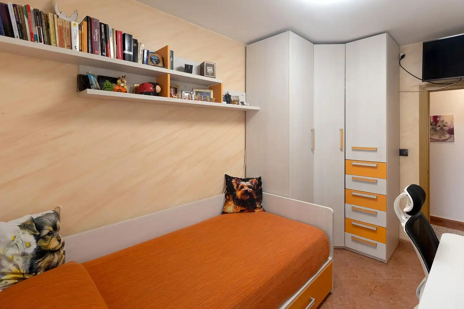Schlafzimmer von Wohnung zum Verkauf in Alcalá de Henares mit Klimaanlage, Heizung und Terrasse