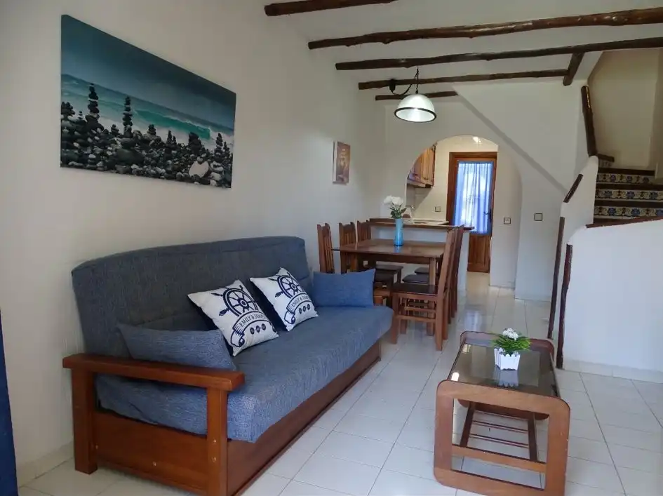 Living room of Ground floor for rent in San Javier  with Heating, Terrace and Swimming Pool