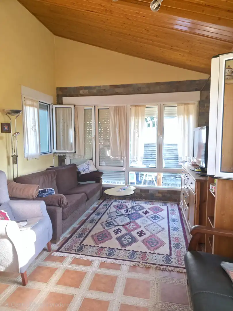 Balcony of Houses for sale in Salinas de Pisuerga  with Private garden, Storage room and Swimming Pool