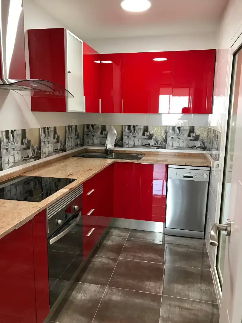 Kitchen of Flat for rent in Tarragona  with Air Conditioner, Terrace and Oven