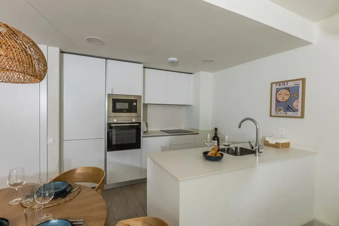Kitchen of Apartments for rent in Jávea / Xàbia  with Air Conditioner, Storage room and Sauna