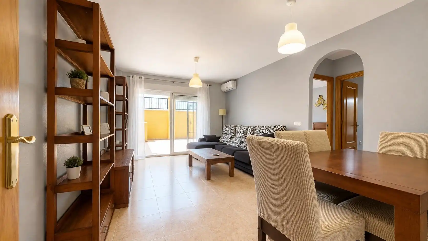 Sala de estar de Piso en venta en Vícar con Aire acondicionado, Calefacción y Trastero