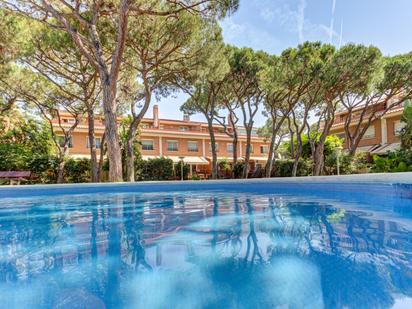 Swimming pool of Single-family semi-detached for sale in Gavà