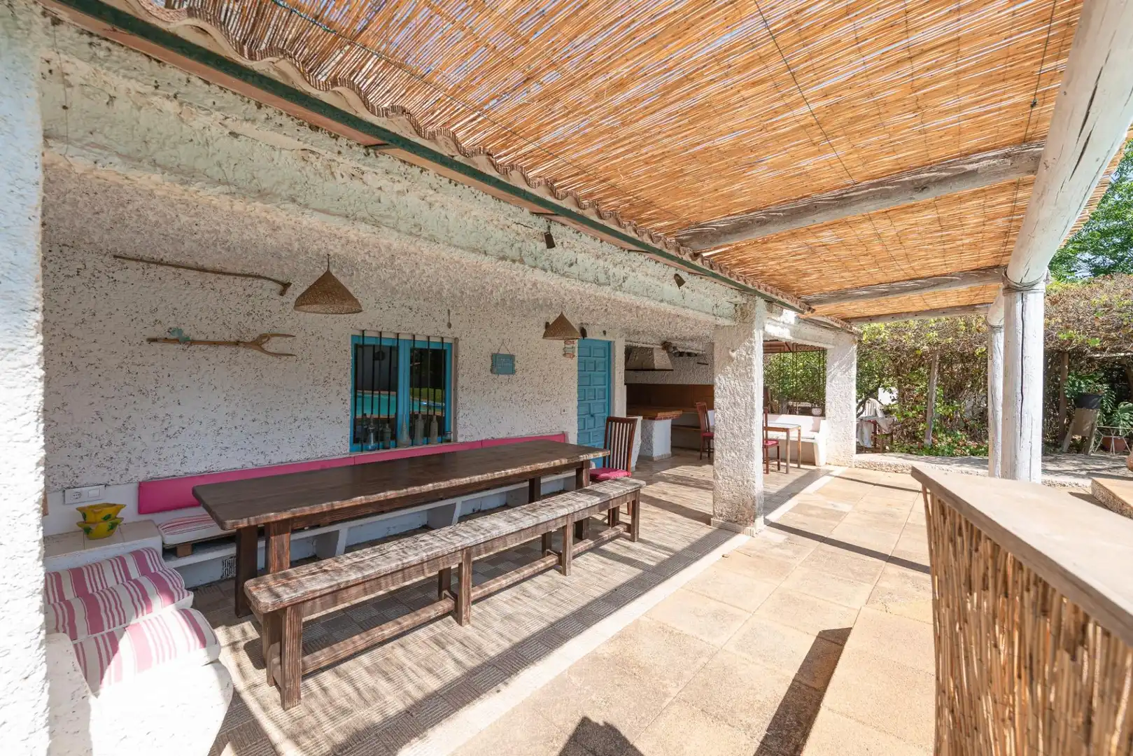Terraza de Finca rústica en venta en Llucmajor con Aire acondicionado, Calefacción y Jardín privado