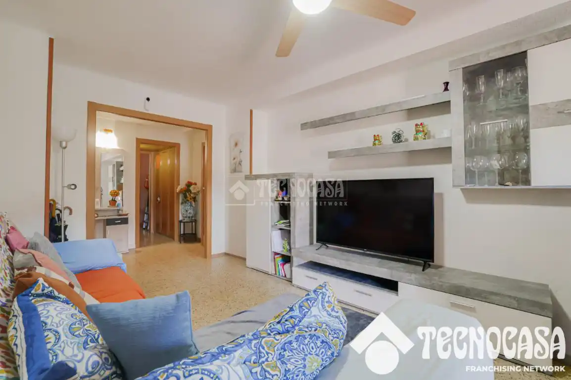 Sala de estar de Piso en venta en Badalona con Balcón