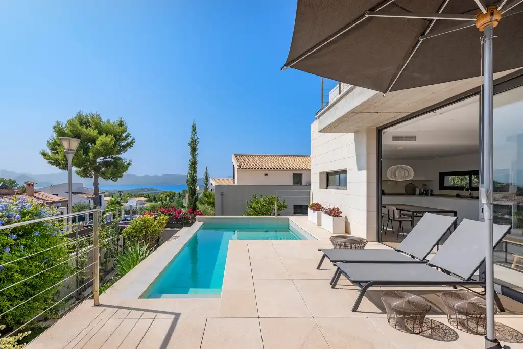 Terrasse von Haus oder Chalet zum Verkauf in Alcúdia mit Klimaanlage, Privatgarten und Terrasse