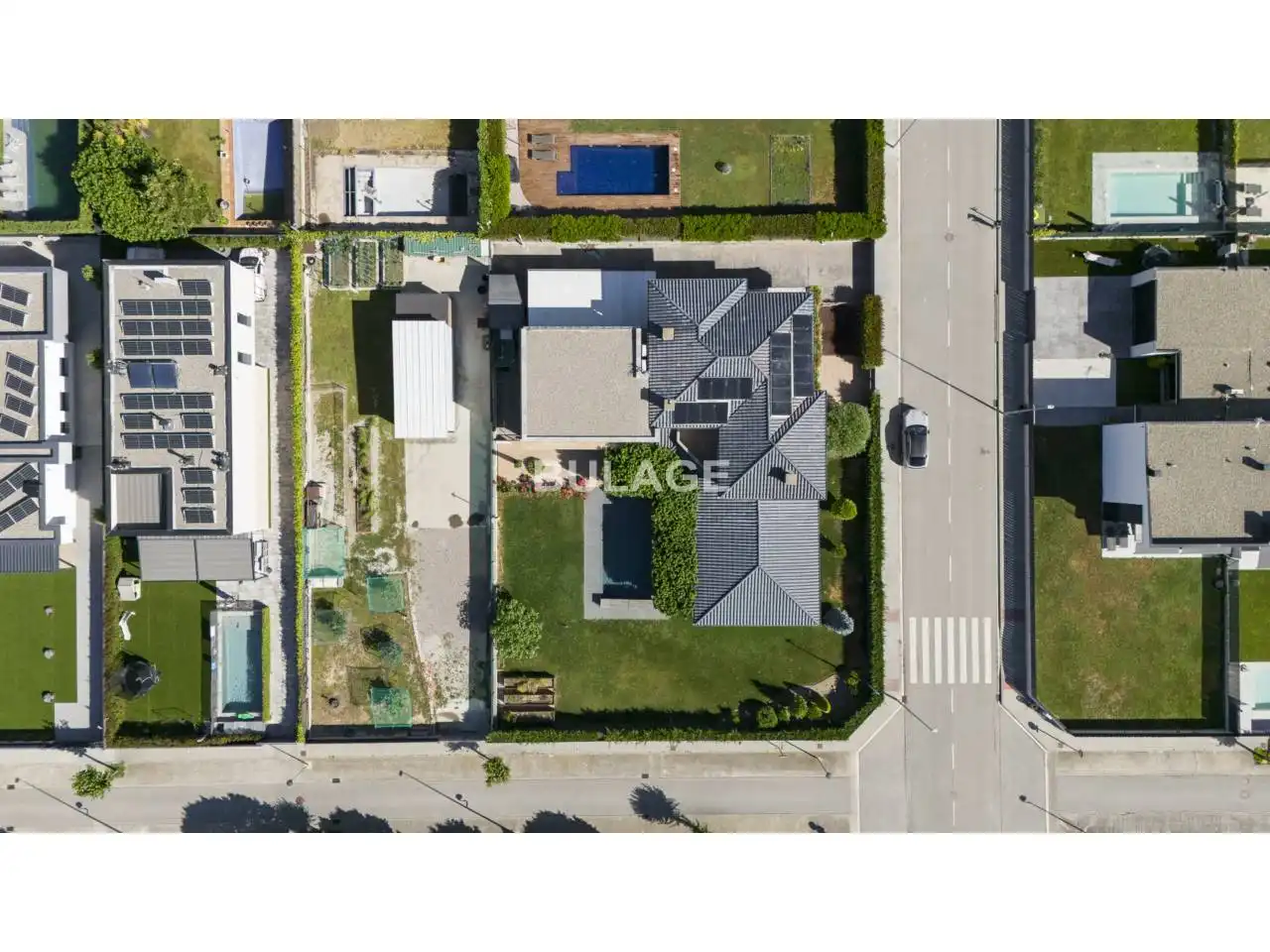 Vista exterior de Casa o chalet en venta en Gurb con Aire acondicionado, Terraza y Piscina