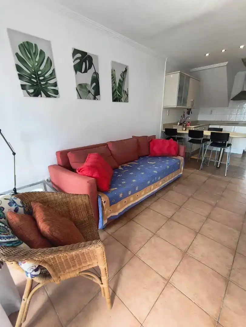 Wohnzimmer von Maisonette zur Miete in San Bartolomé de Tirajana mit Parkett, Möbliert und Waschmaschine
