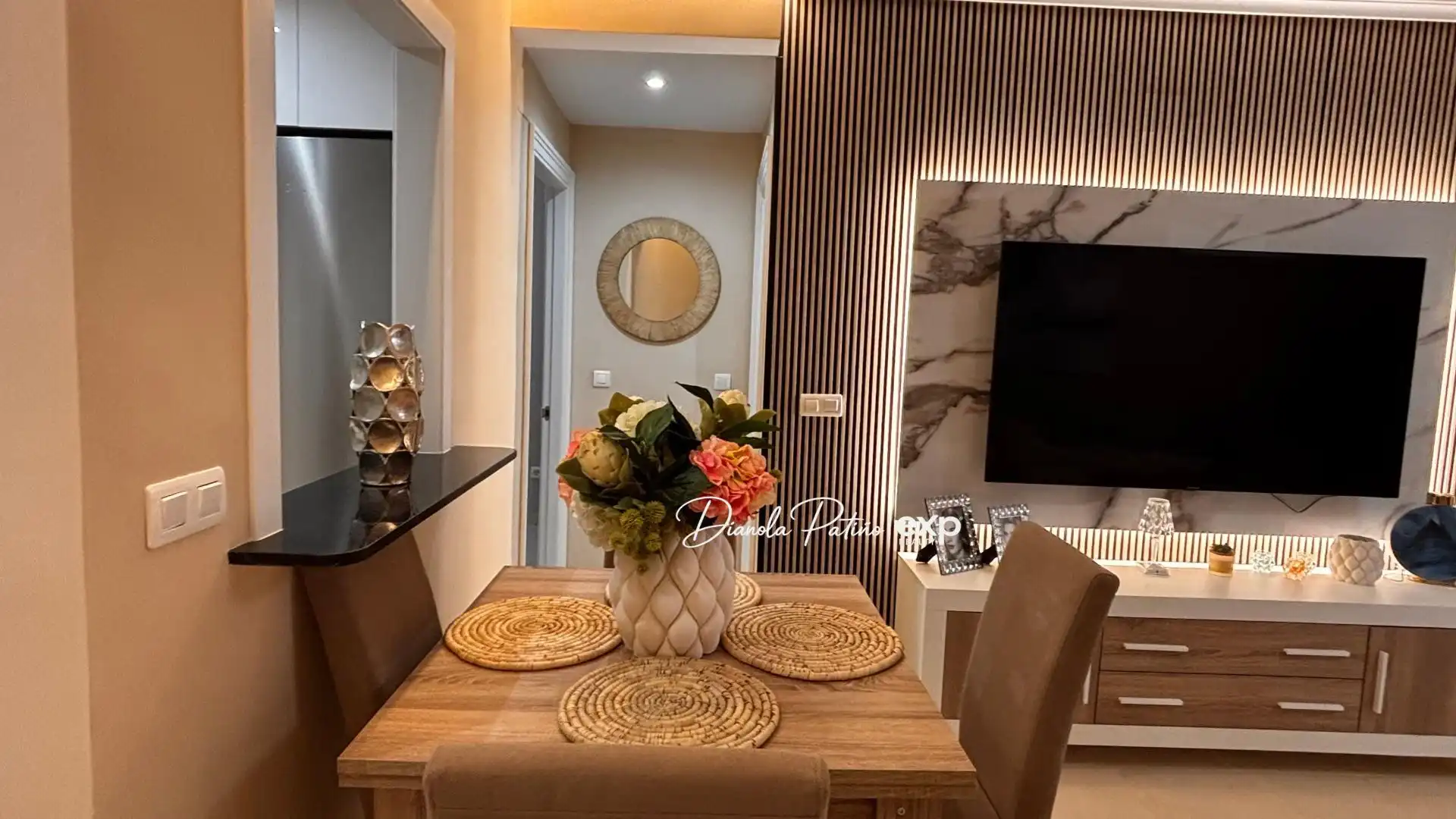 Menjador de Apartament en venda en Oropesa del Mar / Orpesa amb Aire condicionat, Jardí privat i Terrassa