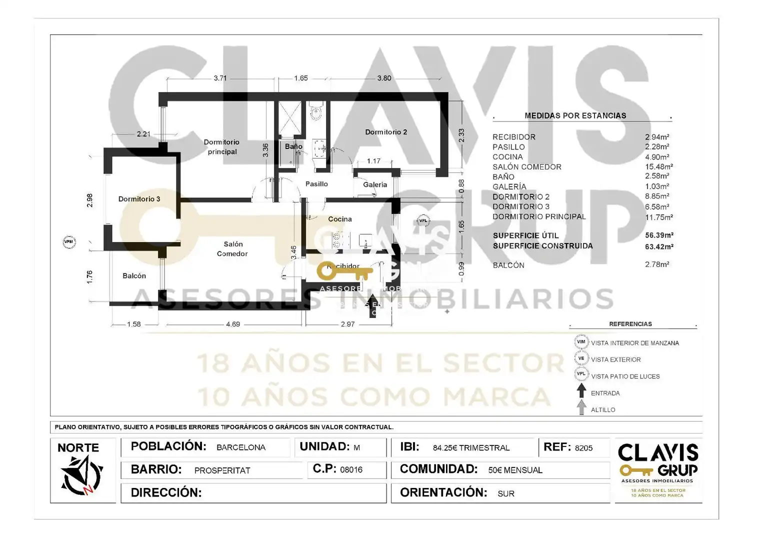 Flat for sale in Barcelona  with Heating, Terrace and Alarm