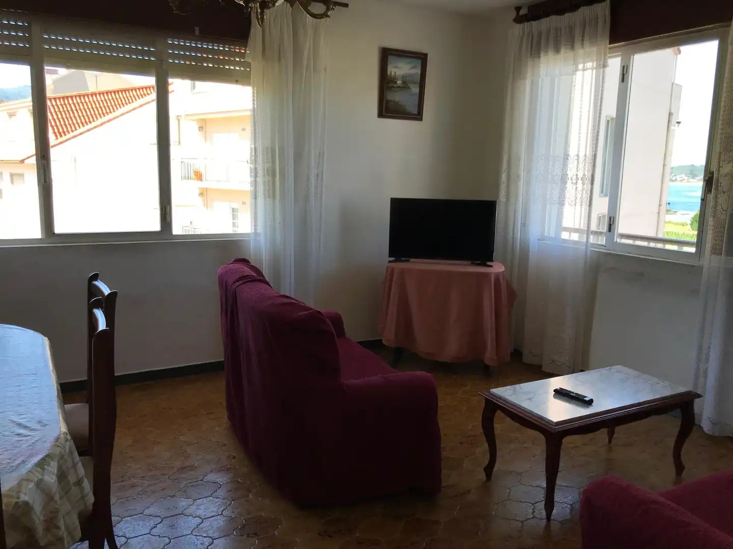 Sala de estar de Casa o chalet en venta en Porto do Son con Calefacción, Amueblado y Balcón