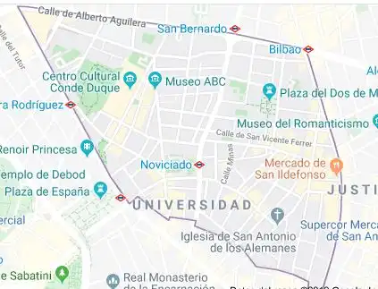 Vista exterior de Pis en venda en Madrid amb Aire condicionat, Calefacció i Moblat