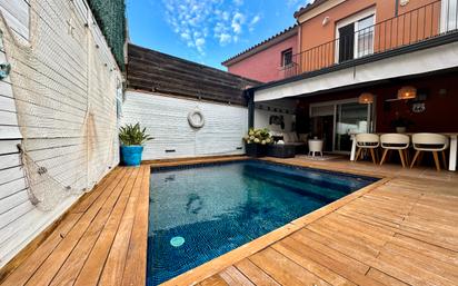 Swimming pool of Single-family semi-detached for sale in Palafrugell  with Air Conditioner, Heating and Terrace