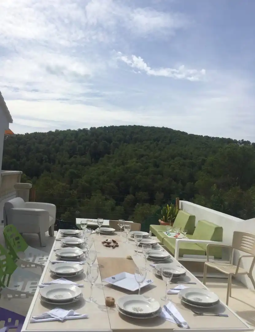 Terraza de Casa o chalet en venta en Sant Pere de Ribes con Aire acondicionado, Calefacción y Jardín privado