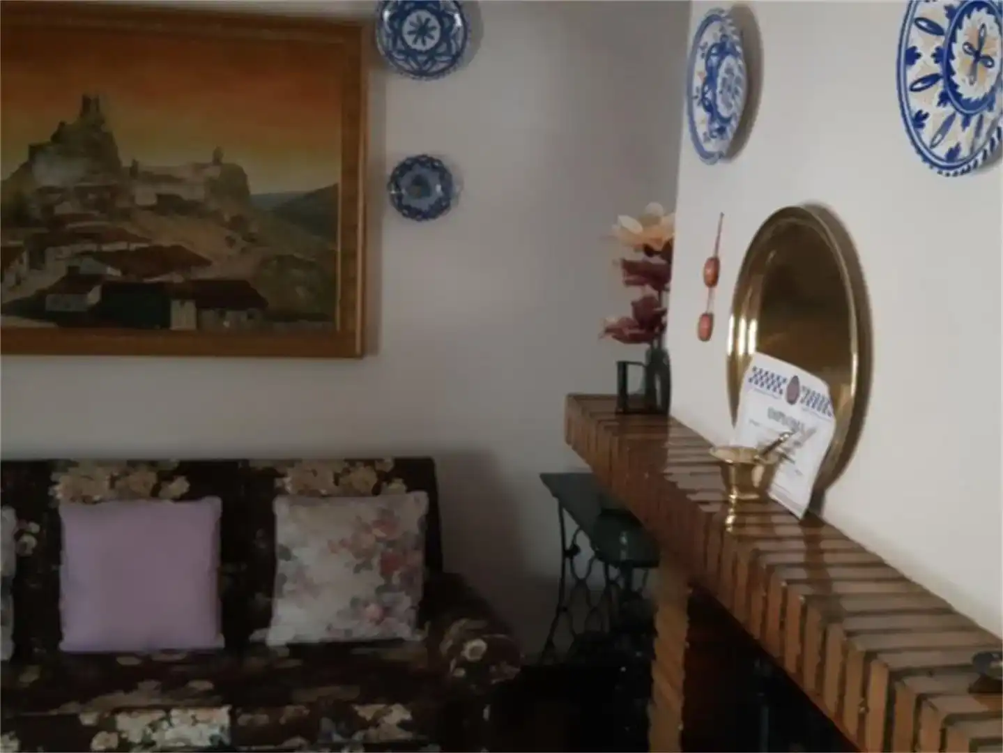 Sala de estar de Casa o chalet de alquiler en Navaluenga con Jardín privado, Amueblado y Balcón