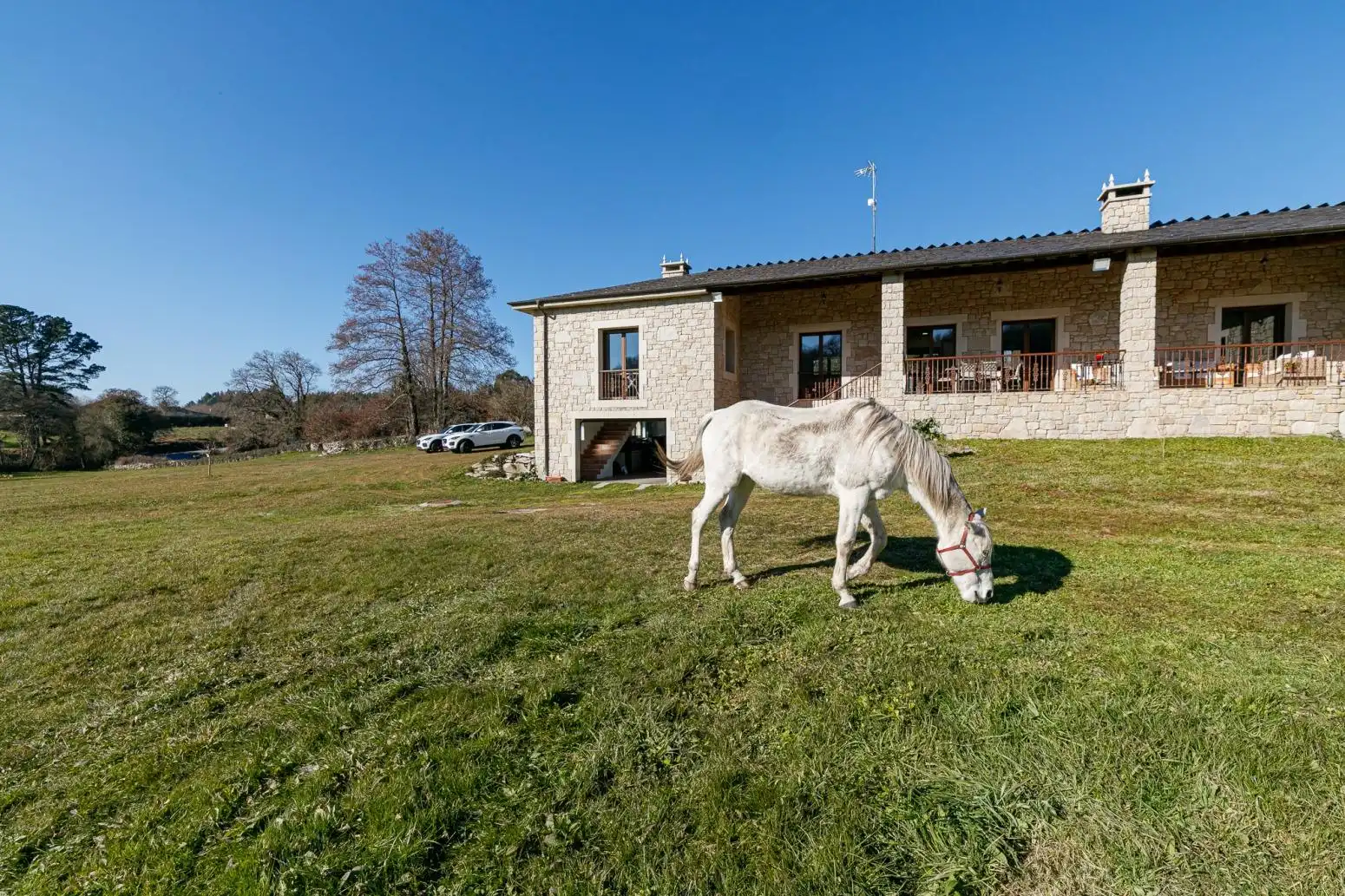 Exterior view of Houses for sale in Friol  with Heating, Private garden and Furnished