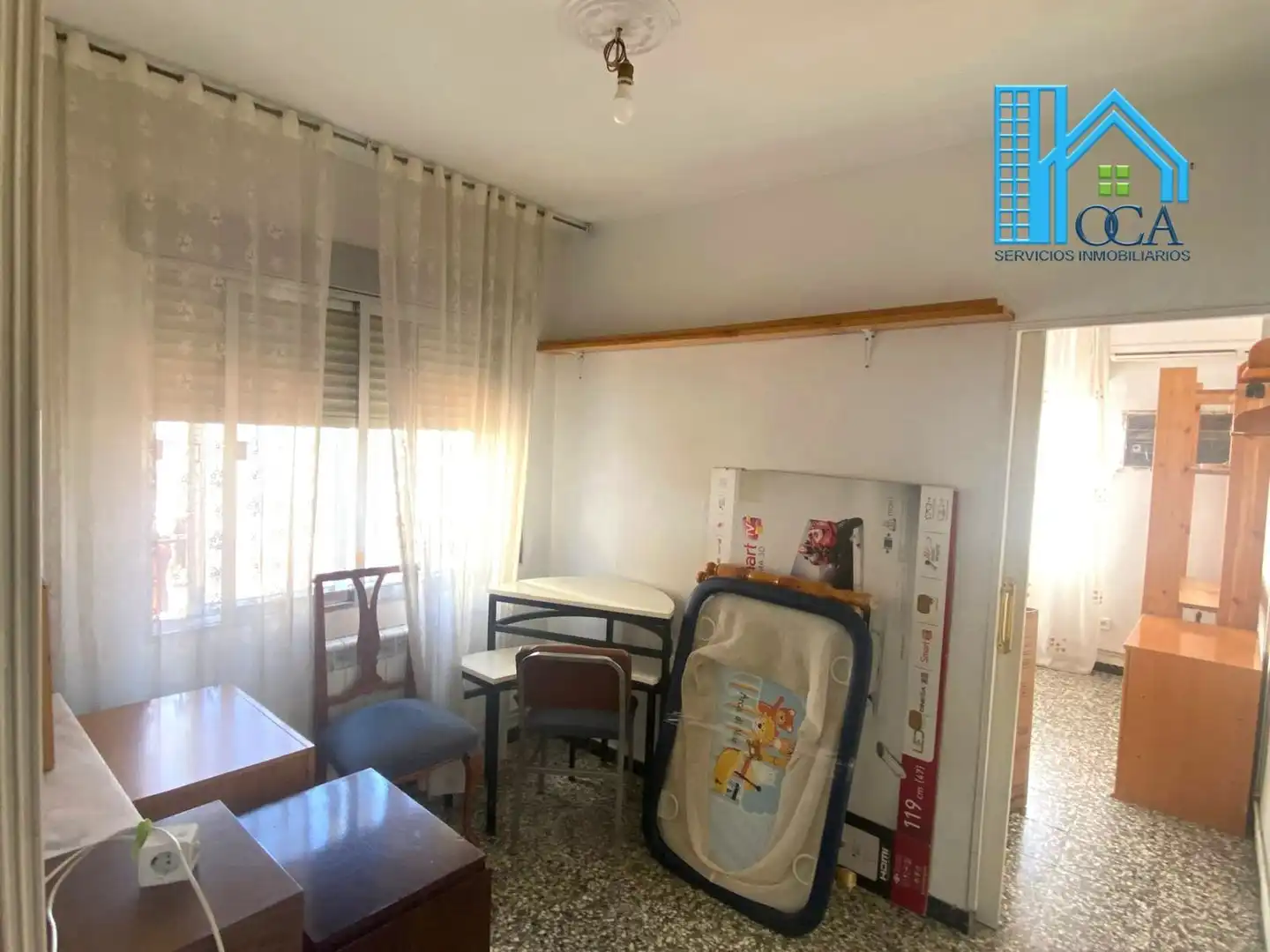 Bedroom of Flat for sale in Madrid  with Air Conditioner and Terrace