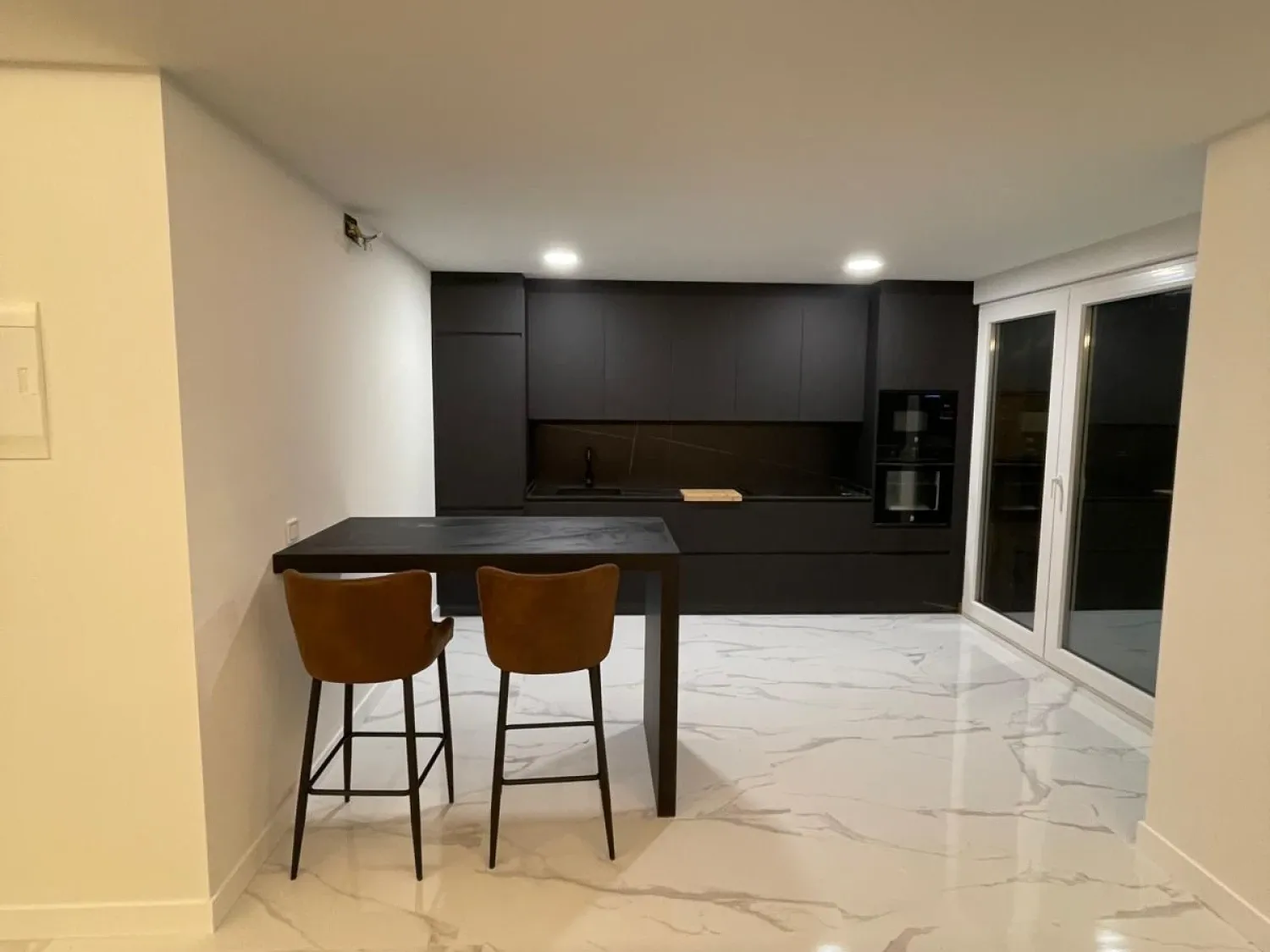 Kitchen of Flat to rent in Sanxenxo  with Air Conditioner, Heating and Terrace