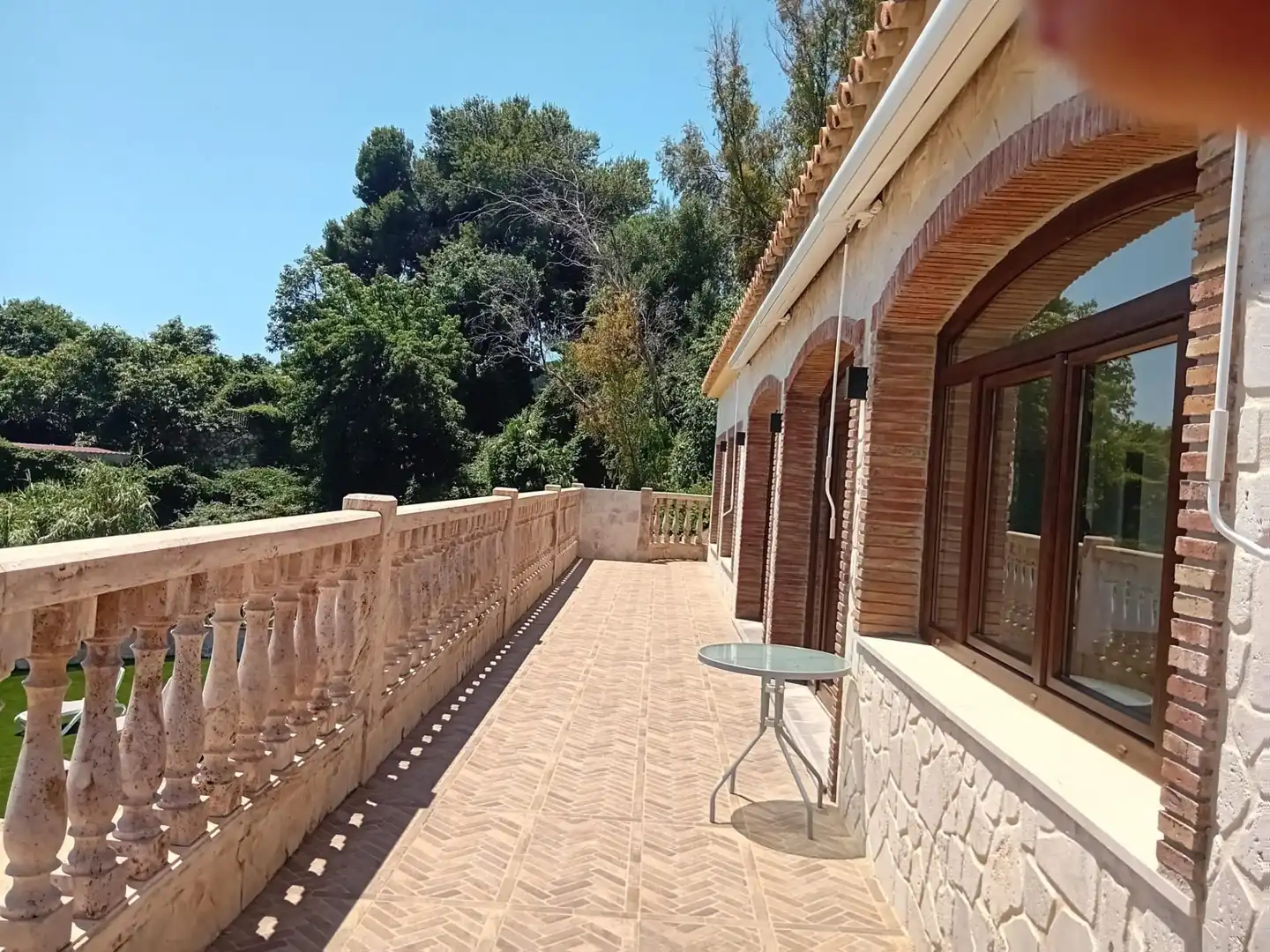 Terrassa de Casa o xalet en venda en Benalmádena amb Aire condicionat, Jardí privat i Terrassa