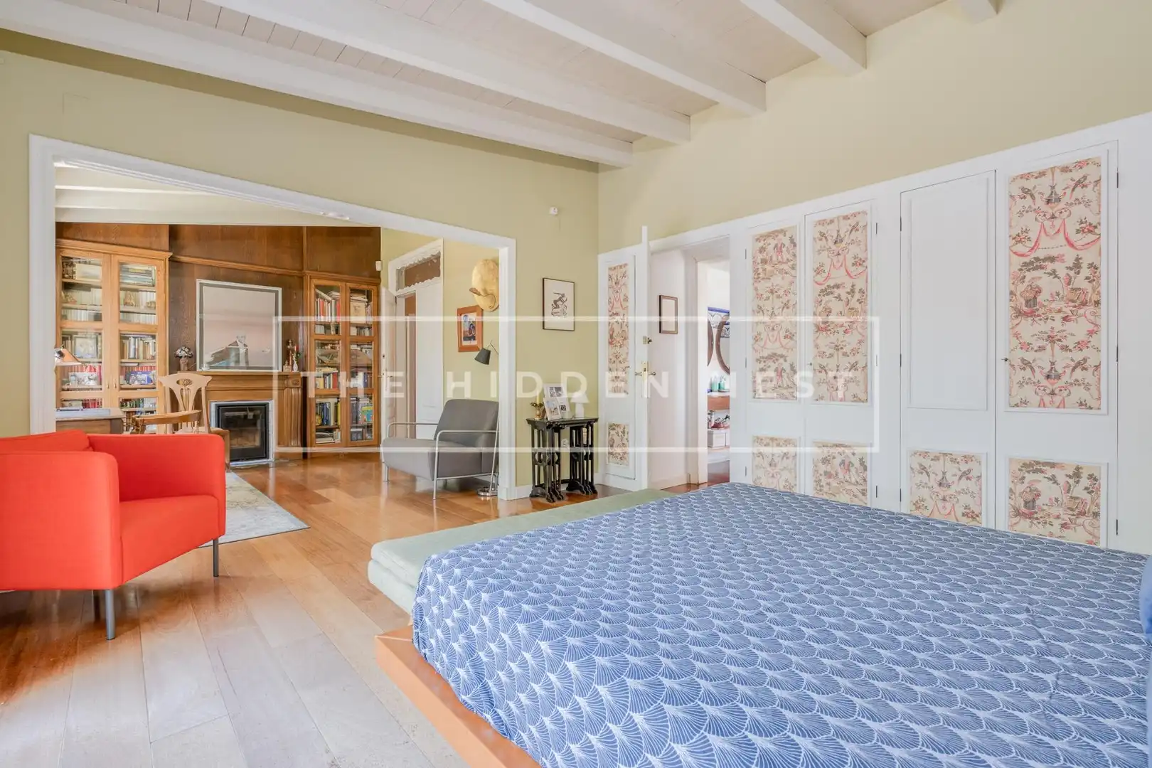 Dormitori de Casa o xalet en venda en Sant Cugat del Vallès amb Aire condicionat, Calefacció i Jardí privat