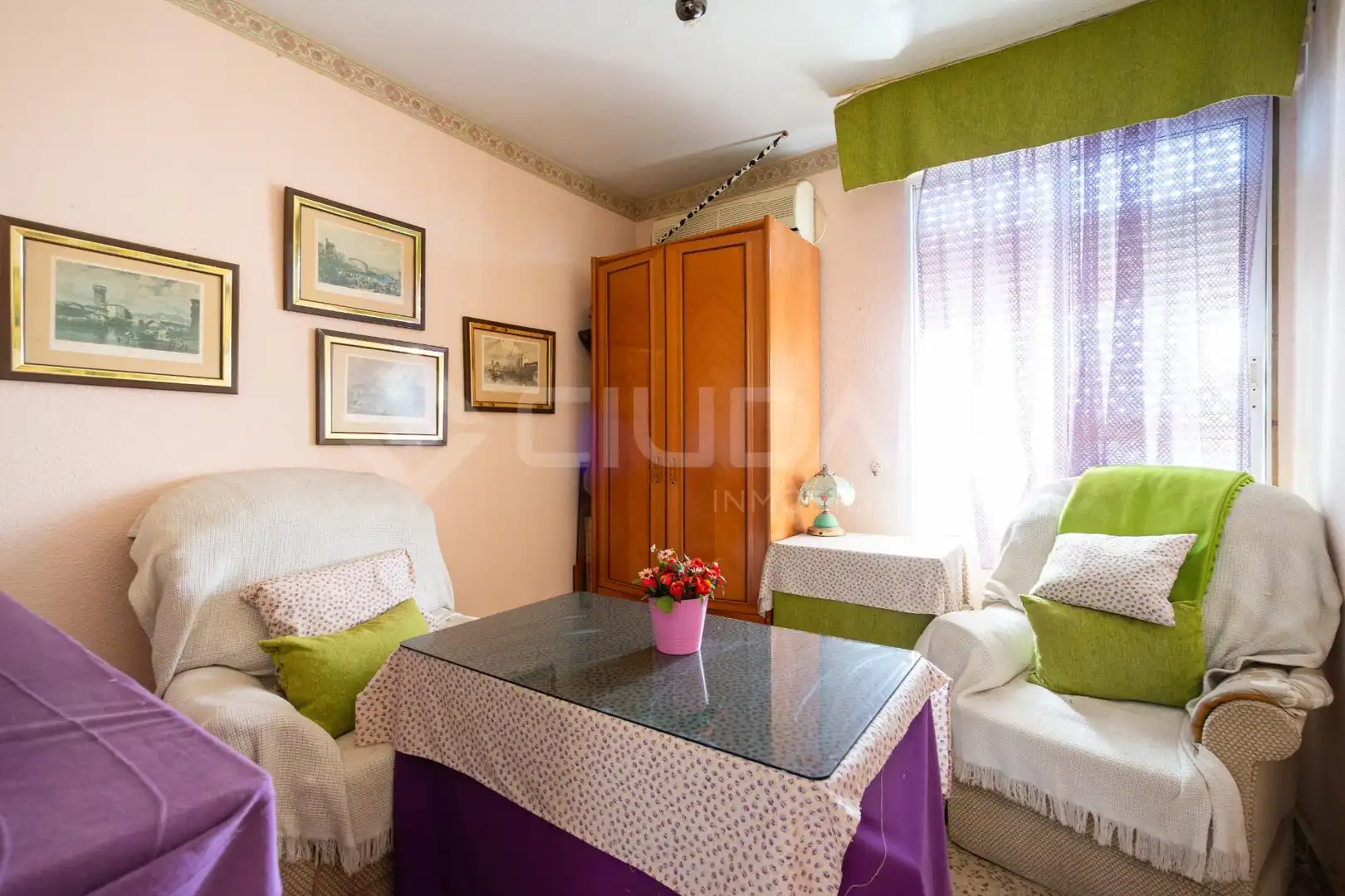 Bedroom of Flat for sale in Sevilla  with Balcony