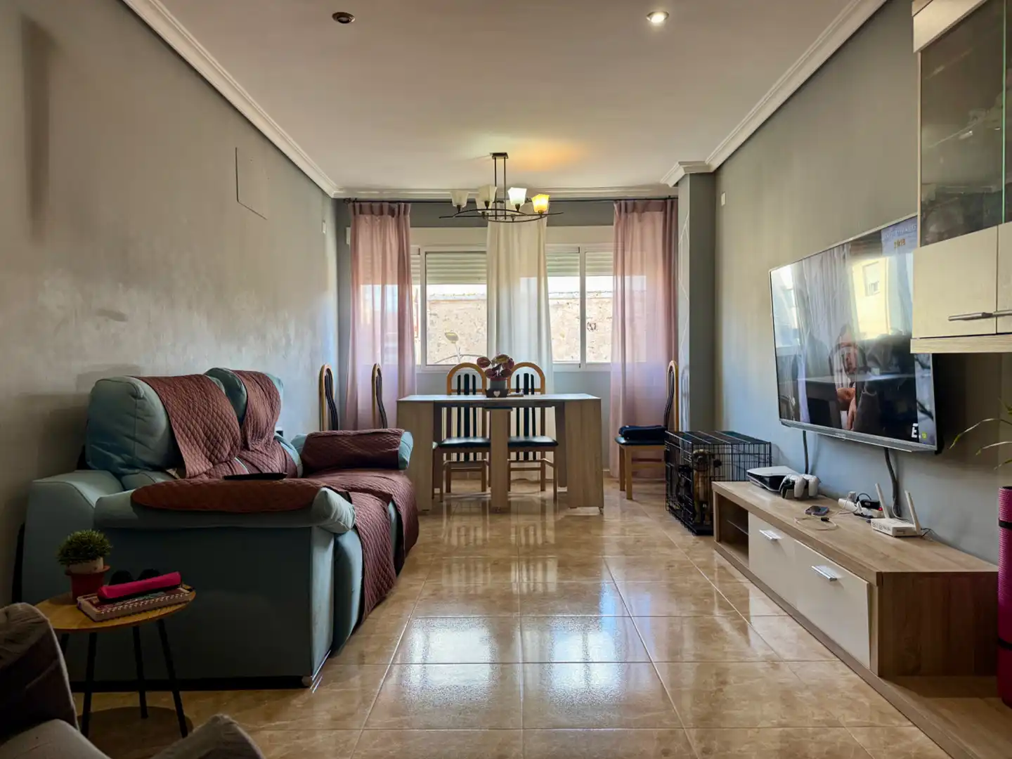 Sala de estar de Piso en venta en Cehegín con Aire acondicionado, Calefacción y Terraza