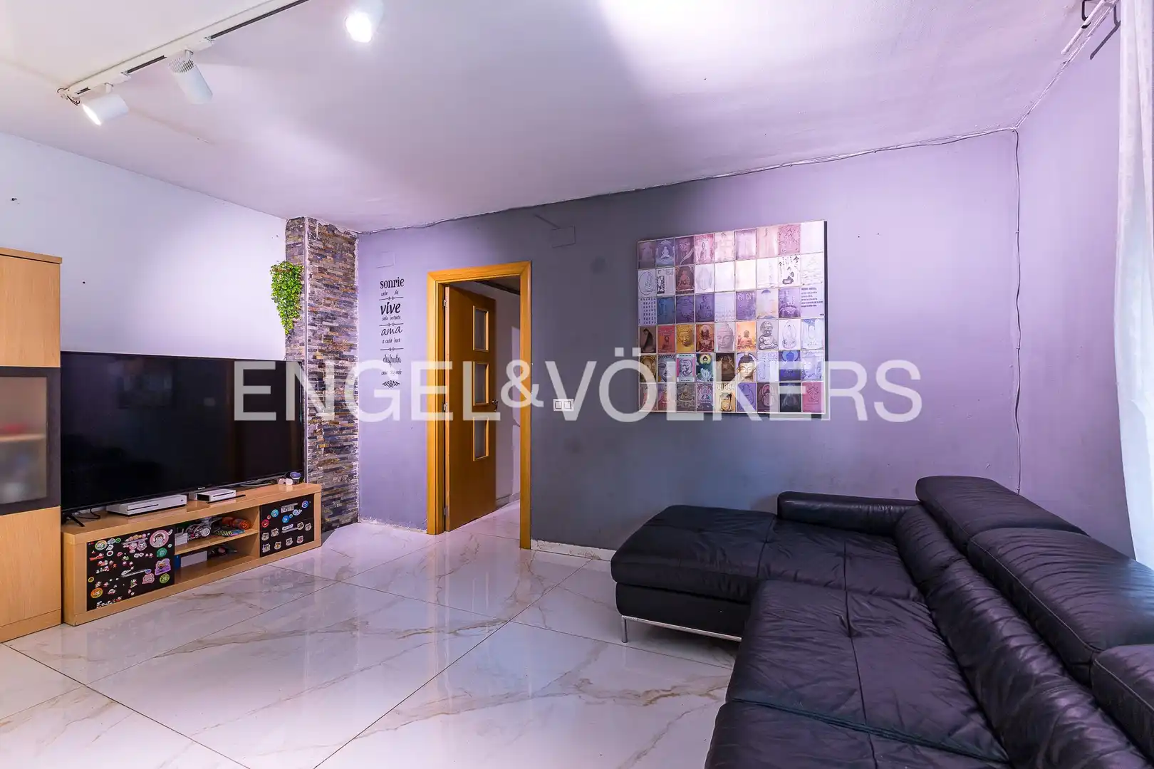Sala de estar de Piso en venta en El Prat de Llobregat con Calefacción, Parquet y Terraza