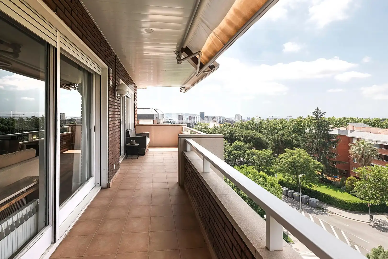 Terraza de Piso de alquiler en Barcelona con Calefacción, Jardín privado y Parquet