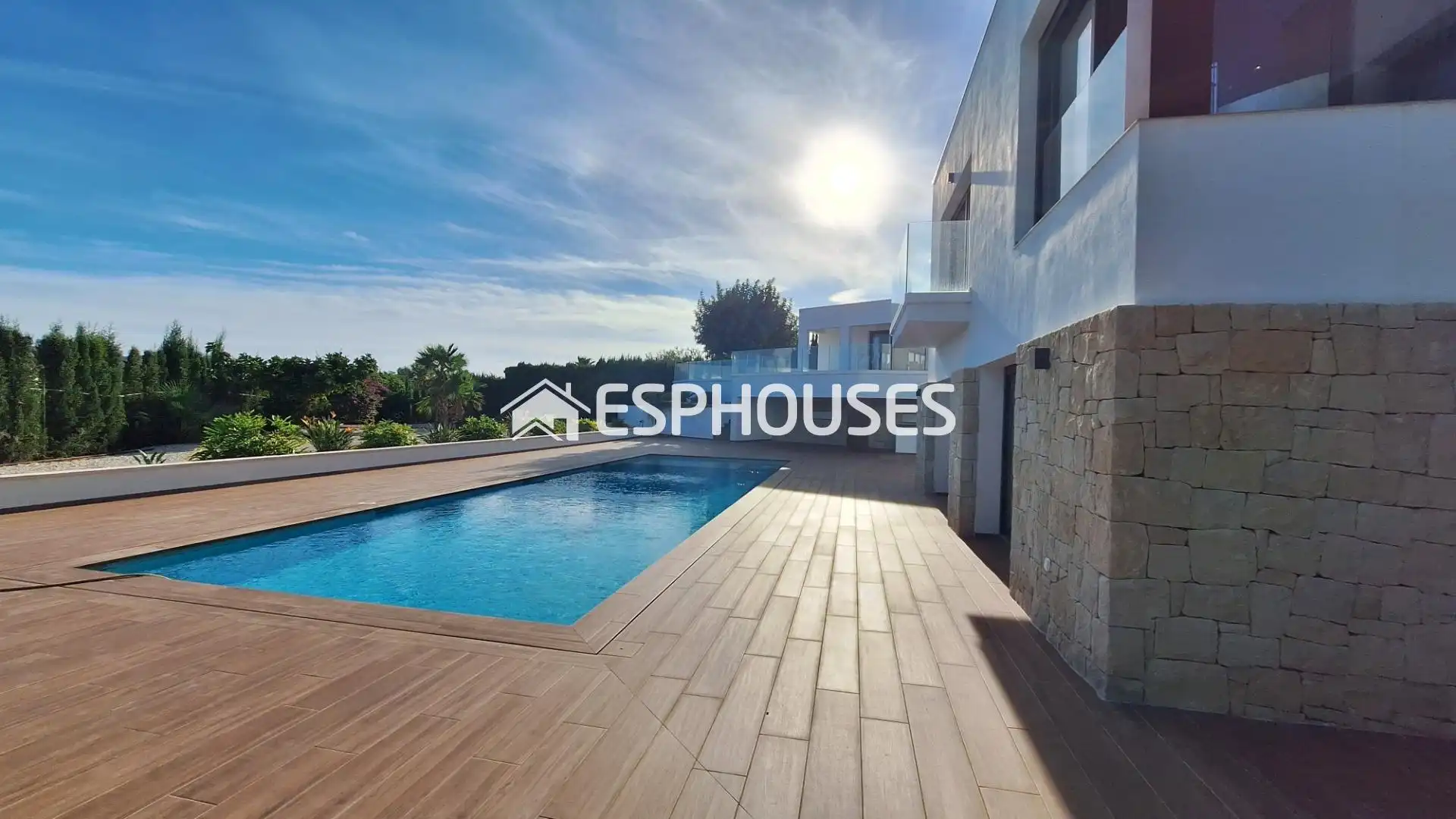 Schwimmbecken von Haus oder Chalet zum Verkauf in Altea mit Klimaanlage, Schwimmbad und Haustechnik