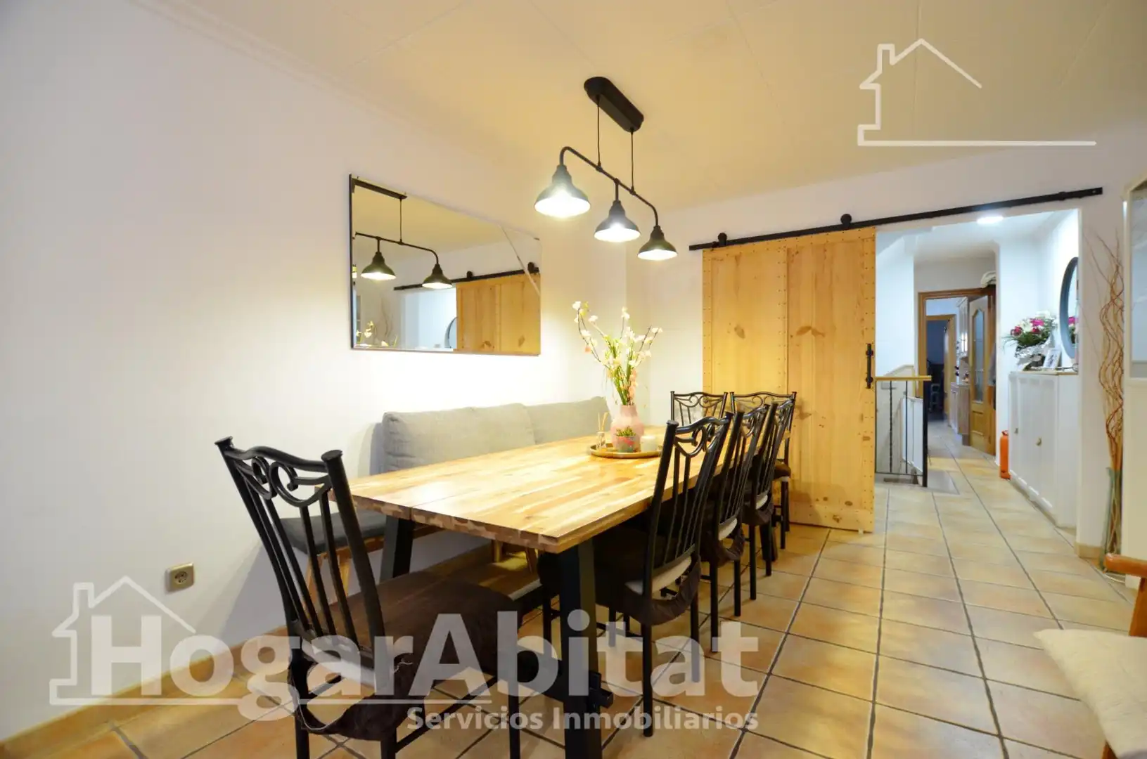 Dining room of Houses for sale in Cullera  with Air Conditioner, Heating and Terrace