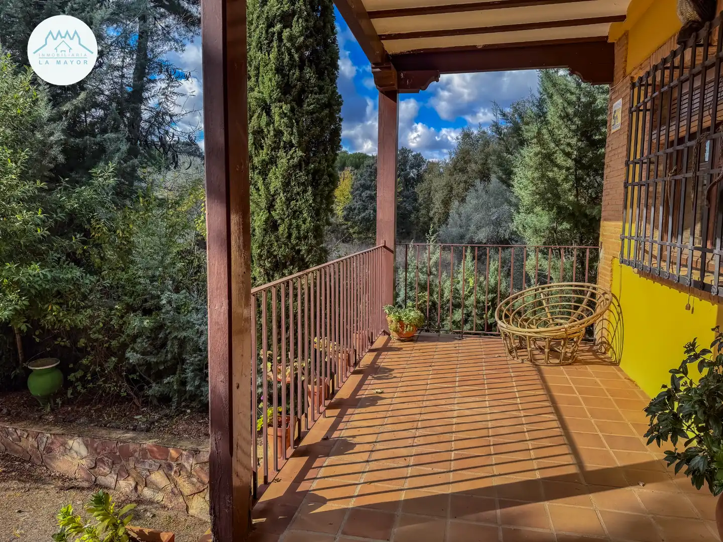 Terraza de Casa o chalet en venta en Piedrabuena con Calefacción, Jardín privado y Terraza