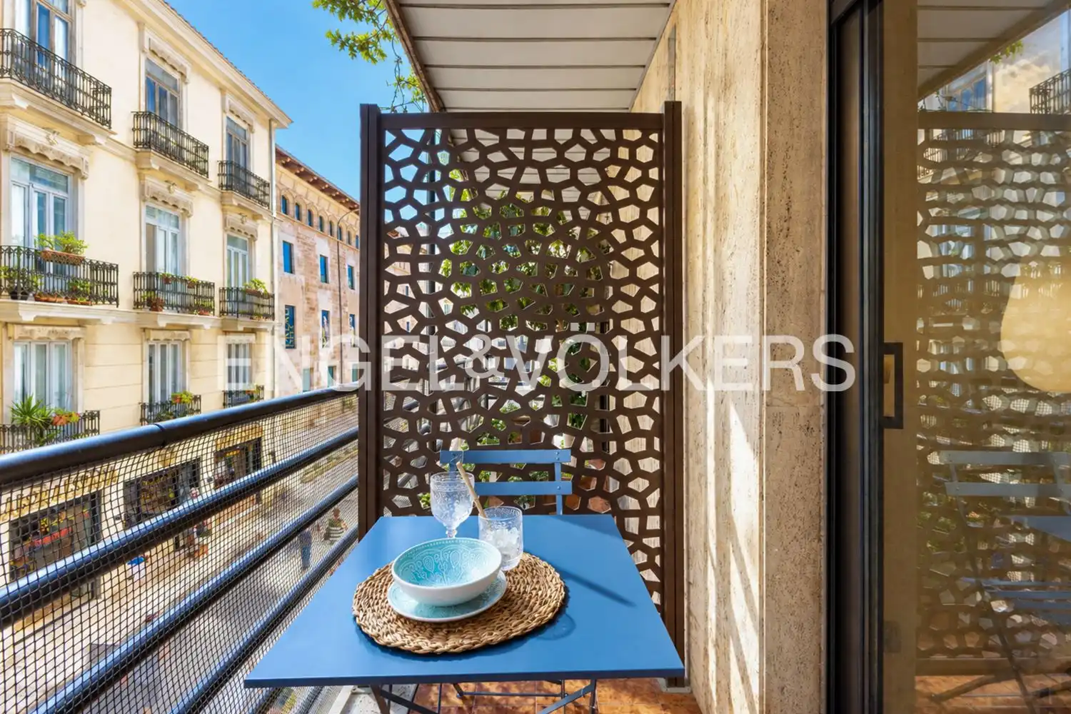 Balcony of Flat for rent in Valencia  with Air Conditioner, Heating and Parquet flooring
