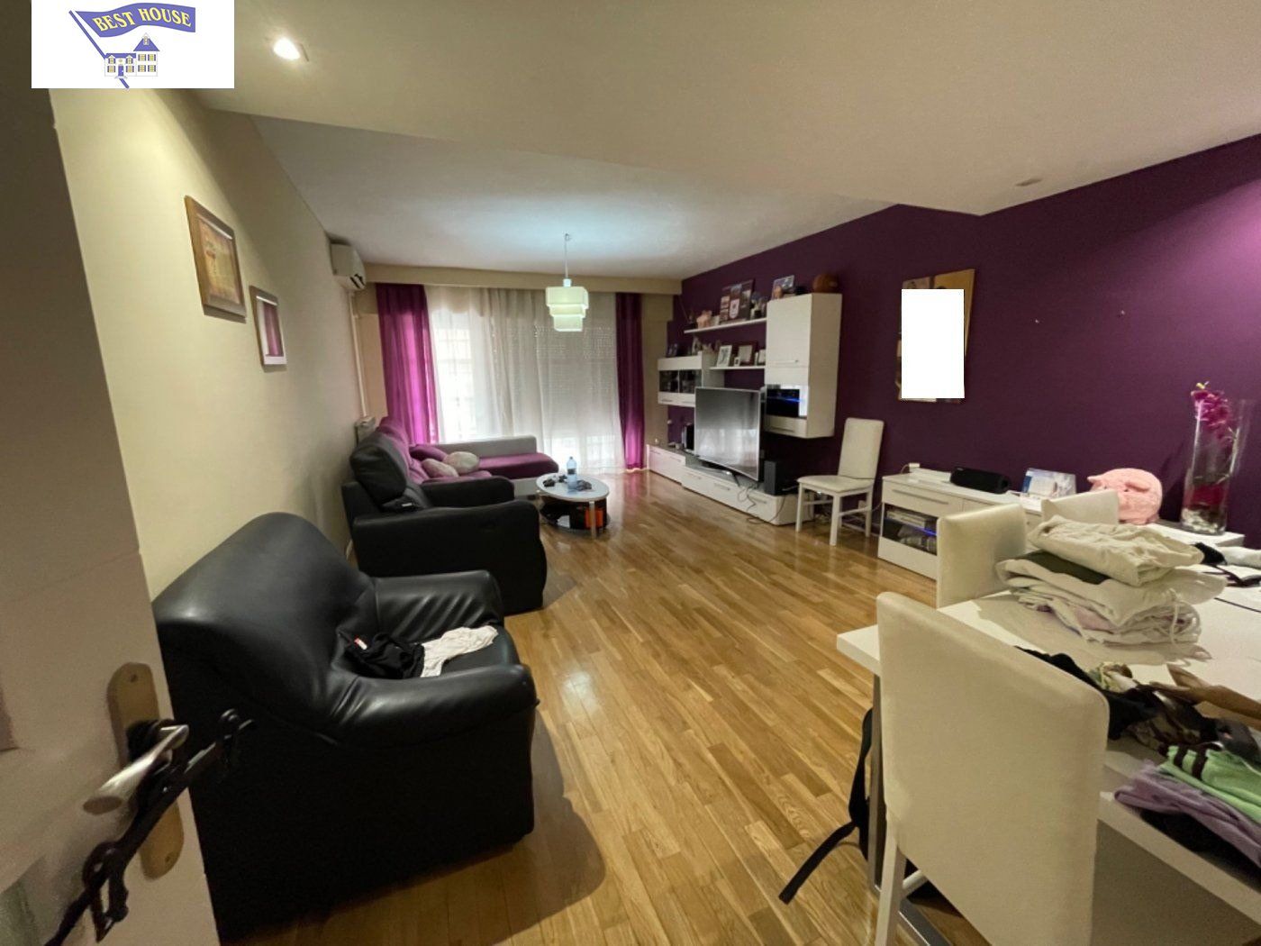 Living room of Single-family semi-detached for sale in  Albacete Capital  with Heating, Storage room and Balcony