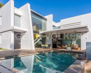 Exterior view of House or chalet to rent in Castelldefels  with Air Conditioner, Terrace and Swimming Pool