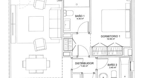 Foto 2 de vivienda de obra nueva en Piso en venta en Virgen de Loreto, 20, Colonia-Bripac, Madrid