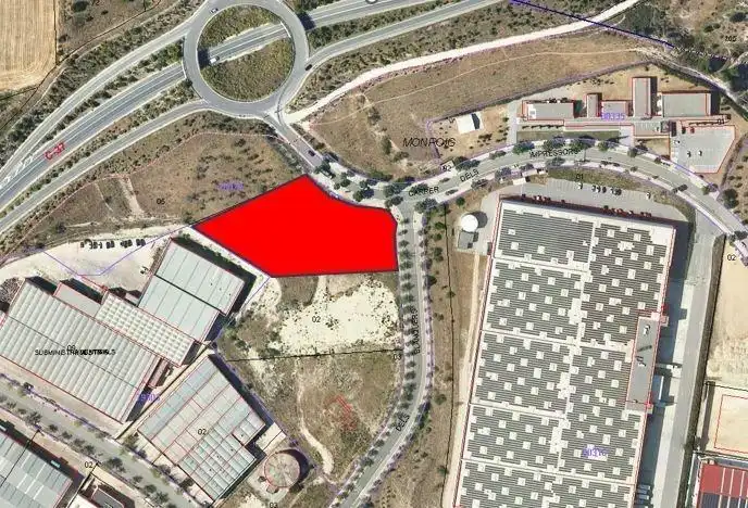 Terreny industrial en venda en Vilanova del Camí