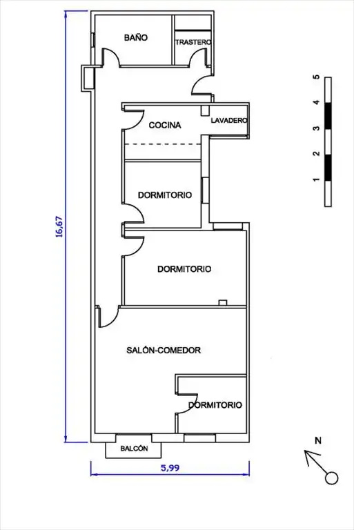 Wohnung zum Verkauf in Ensanche - Fuenfresca