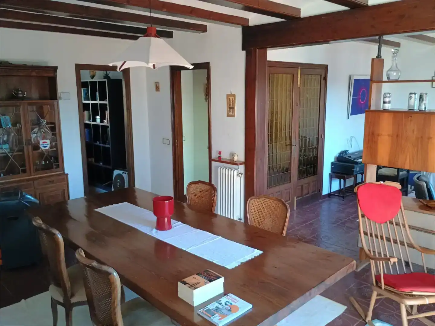 Menjador de Finca rústica en venda en L'Armentera amb Jardí privat, Moblat i Balcó