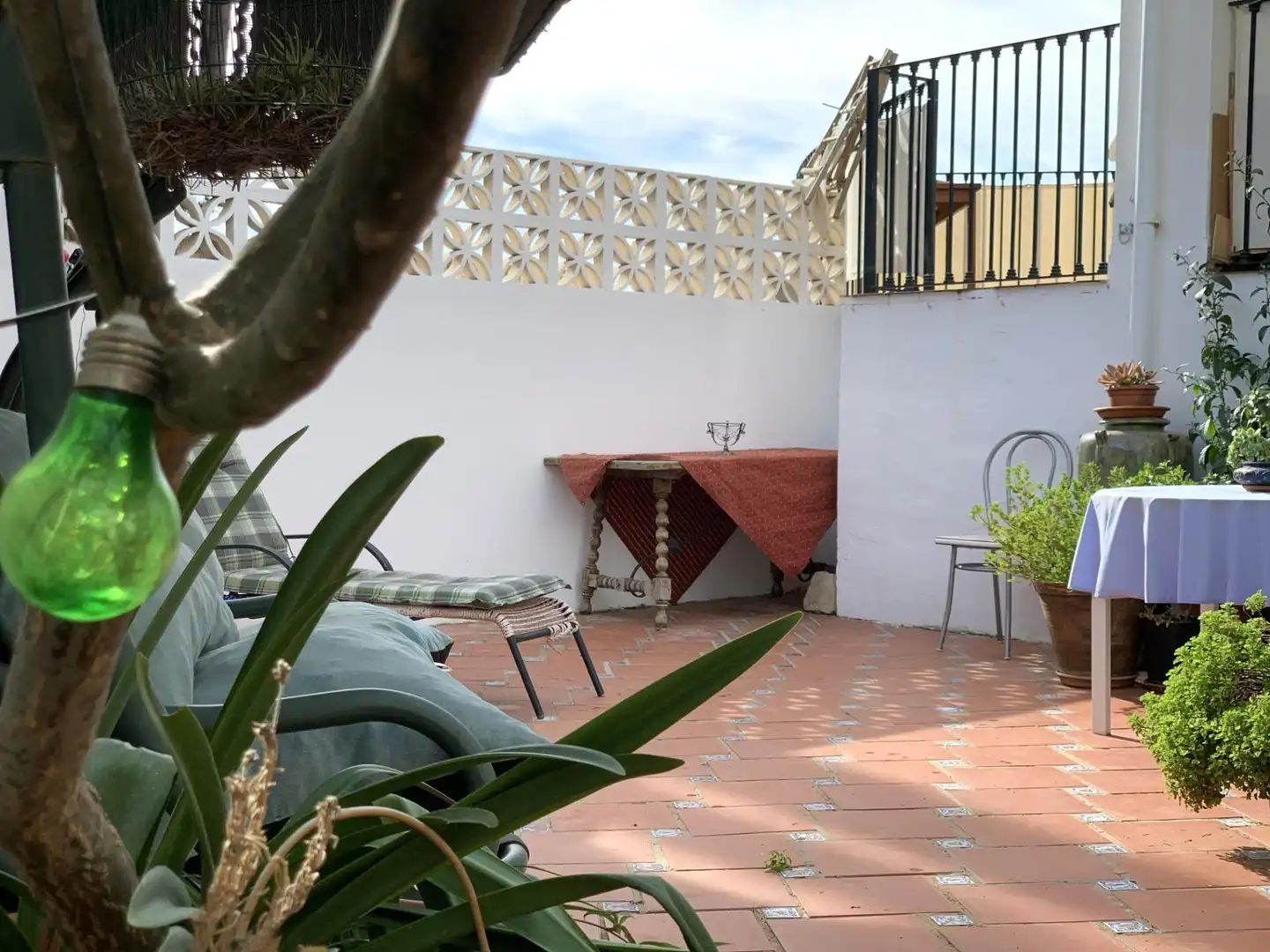 Terraza de Apartamento en venta en Marbella con Aire acondicionado, Calefacción y Jardín privado