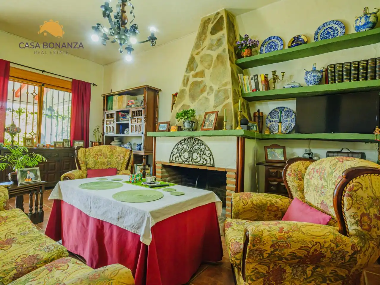 Comedor de Finca rústica en venta en Jete con Aire acondicionado, Jardín privado y Terraza