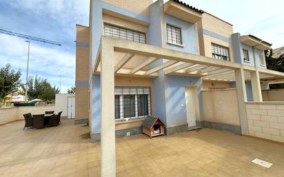 Exterior view of House or chalet for sale in Pilar de la Horadada  with Air Conditioner, Private garden and Terrace