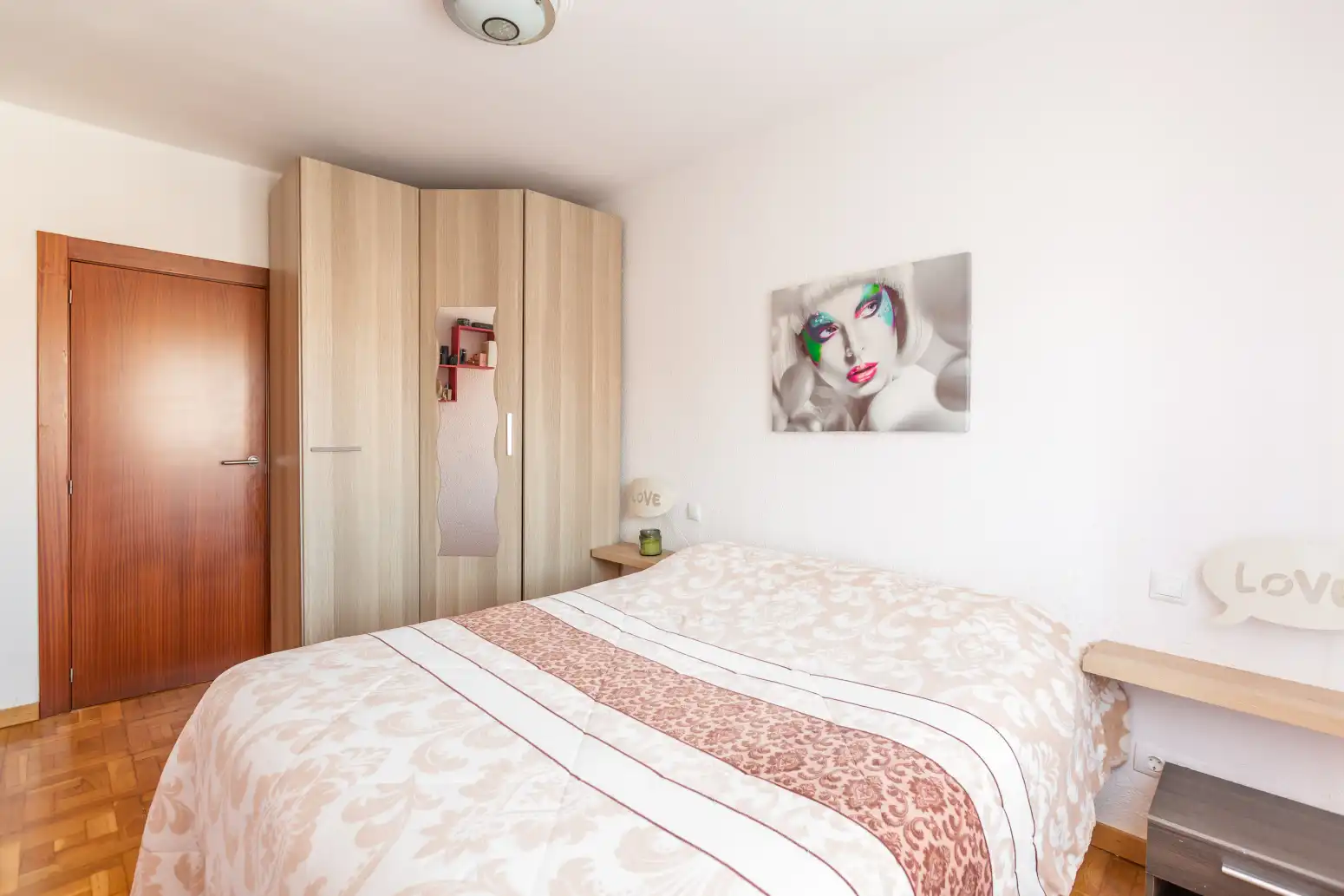 Bedroom of Flat for sale in  Pamplona / Iruña  with Heating, Parquet flooring and Balcony