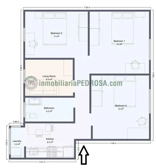 Wohnung zur Miete in Pontevedra Capital 