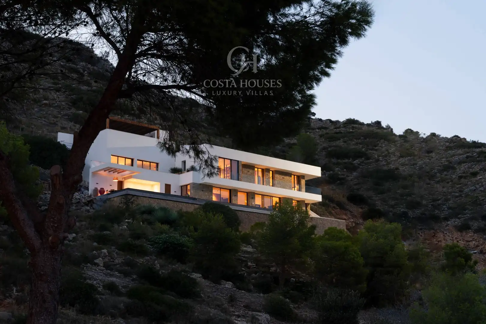 Exterior view of Houses for sale in Jávea / Xàbia  with Air Conditioner, Private garden and Terrace