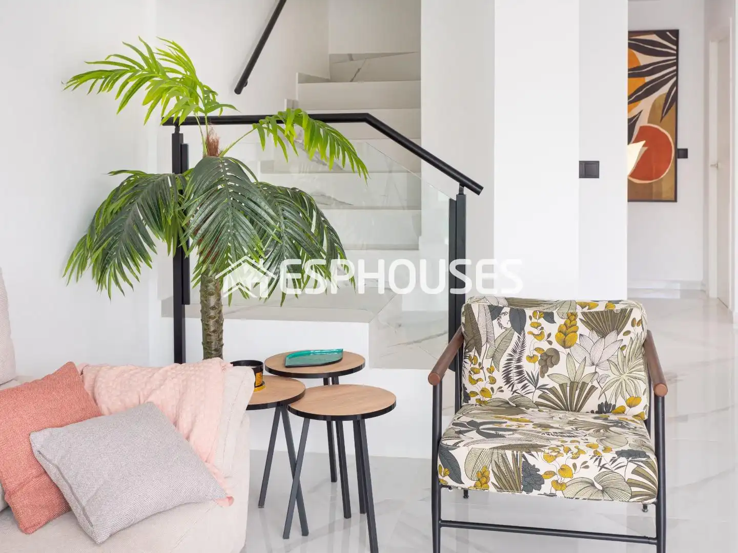 Sala de estar de Casa adosada en venta en San Pedro del Pinatar con Aire acondicionado, Terraza y Piscina