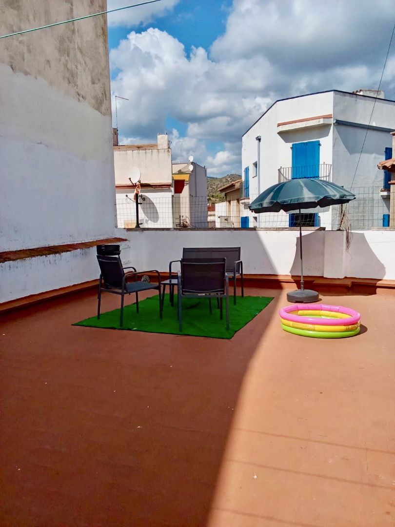 Terrace of Single-family semi-detached for sale in Llançà  with Air Conditioner, Heating and Parquet flooring