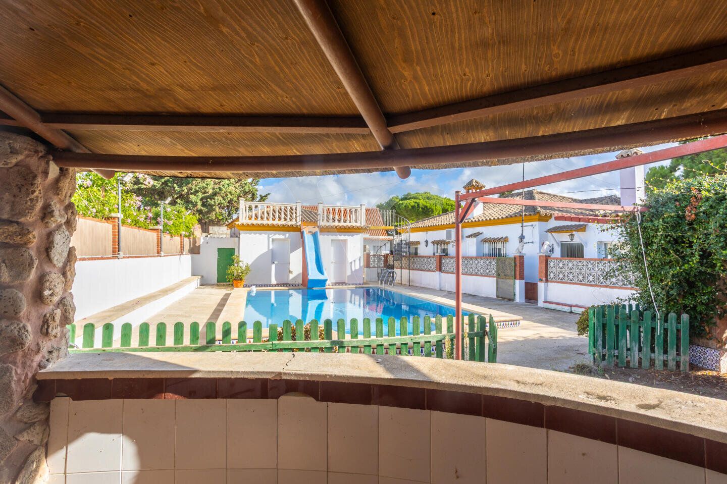 Piscina de Casa o xalet en venda en Chiclana de la Frontera
