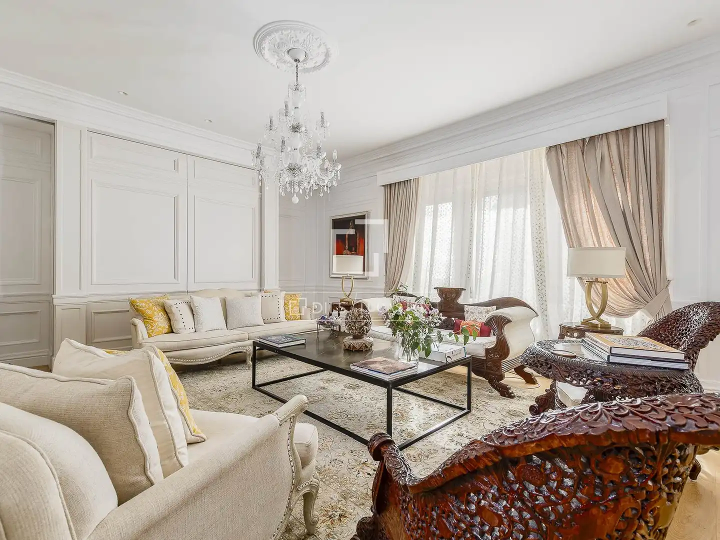 Living room of Attic for sale in Barcelona  with Air Conditioner, Heating and Parquet flooring